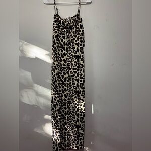 Leopard Print Maxi Dress